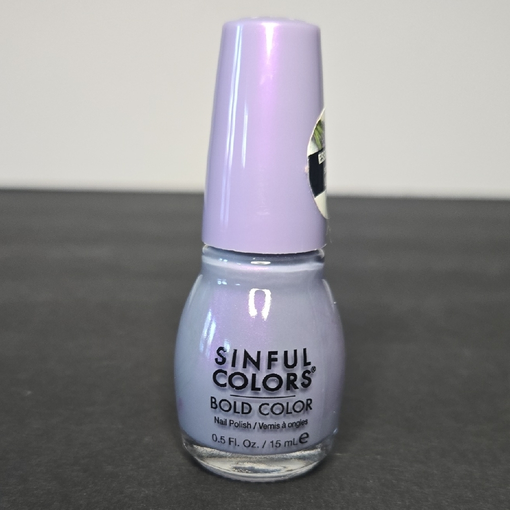 Sinful Colors Low-Key Lavender .5 fl oz Nail Polish NEW